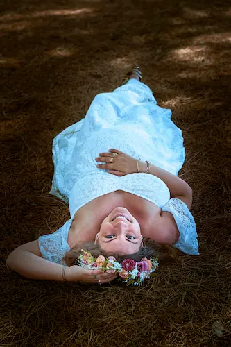 shooting photo femme enceinte Camargue a Nîmes Montpellier